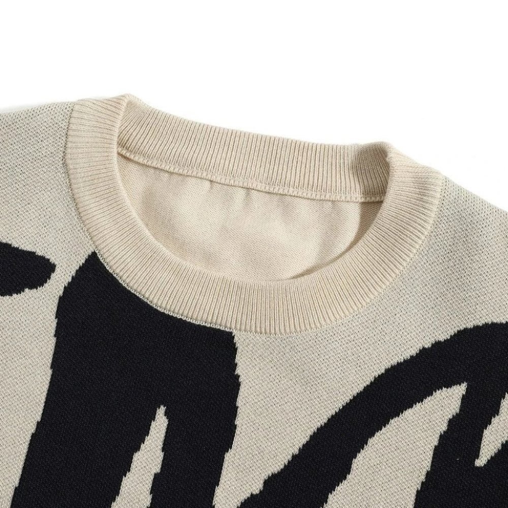 White Mens Sweater - Picture 4 of 4